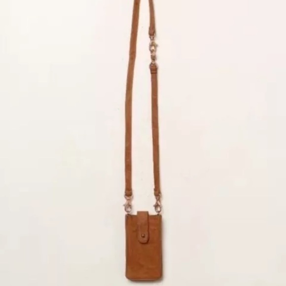 Red Free People Distressed Leather Festival Bag XS crossbody New w Store Tags - Picture 11 of 15